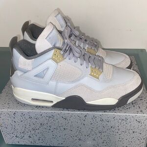 Authentic Air Jordan 4 Retro SE Craft Photon Dust Grey Size 10.5
